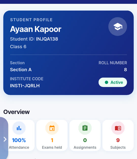 InstiQ parent app